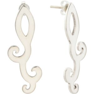 Seed & Sage 925 Genuine Sterling Silver Squiggle Earrings